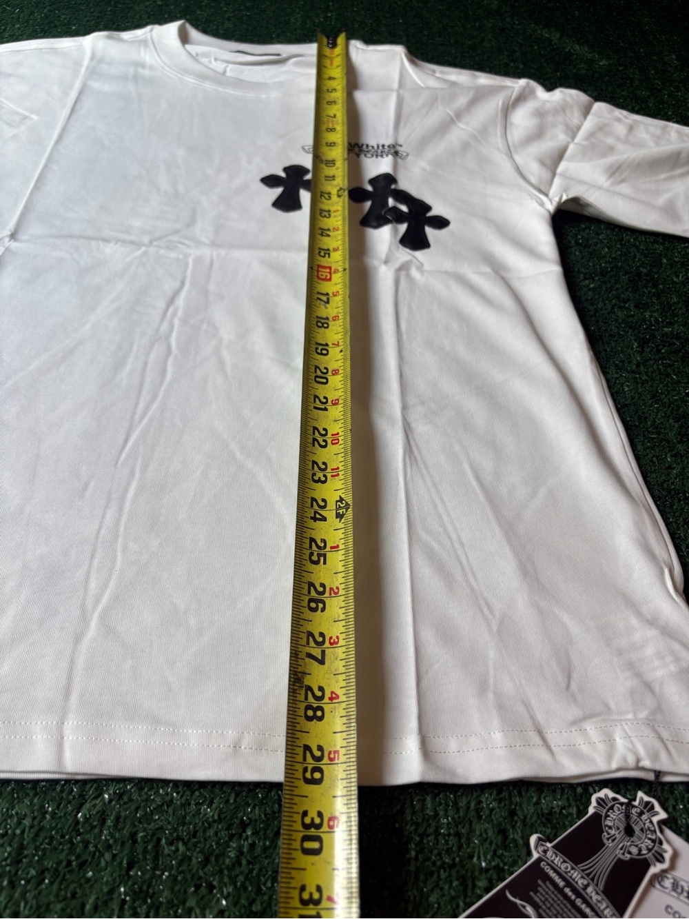 Chrome Hearts White Short-Sleeve Cross Graphic T-Shirt - Picture 8 of 9